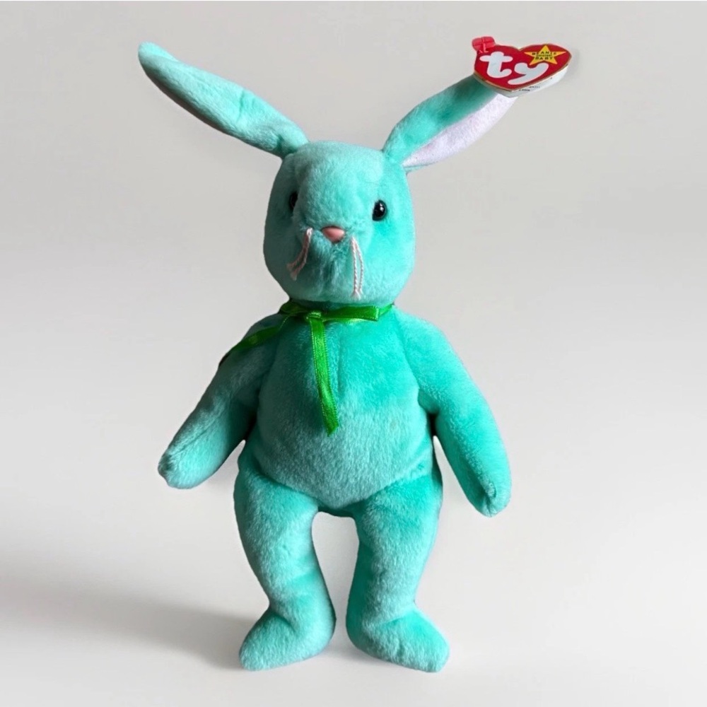 Ty Beanie Baby Hippity The Green Bunny # 4119